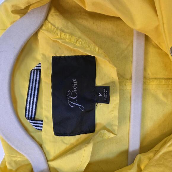 J.Crew Women's Lightweight Yellow Hooded Jacket -Medium - Picture 2 of 9